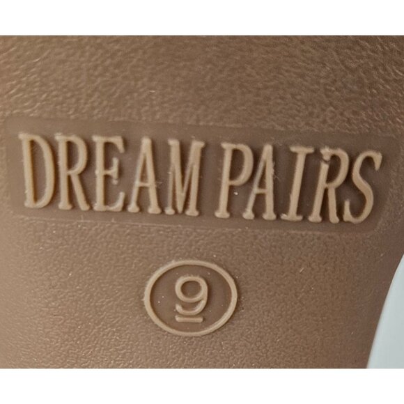 Dream Pairs Womens Bow Platform Chunky Open Toe Sandals Silver Size 9 Party - Picture 10 of 14